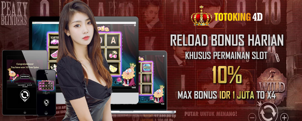 Reload Bonus Harian Slot 10%